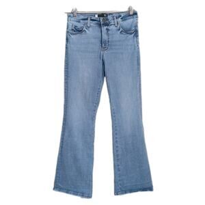 KUT FROM THE KLOTH Ana High Rise Fab Ab Flare Jean Light Wash Stretch Women's 6